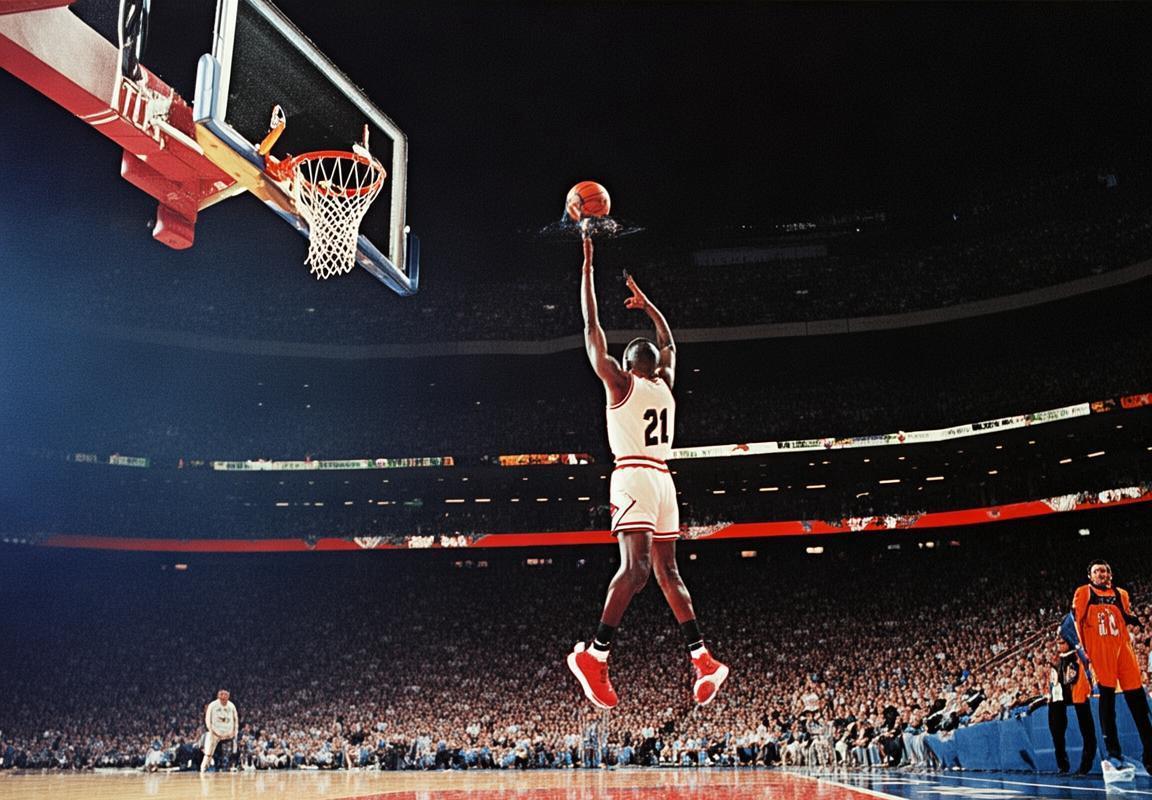 乔丹1996公牛传奇战：45分制胜灰熊，篮球巅峰时刻回顾(图2)